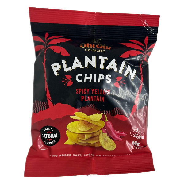 Olu Olu Plantain Chips Red Chilli